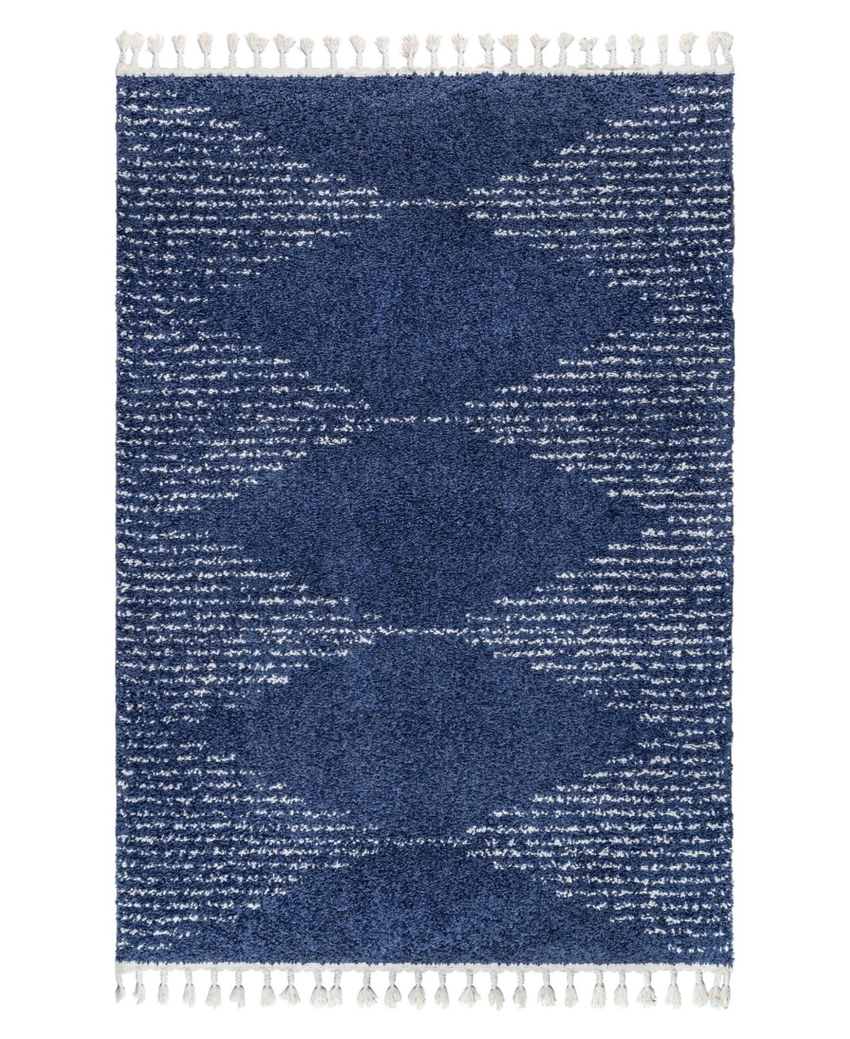 nuLoom Bria GCDI09C Blue 5'3in x 7'7in Area Rug - Blue
