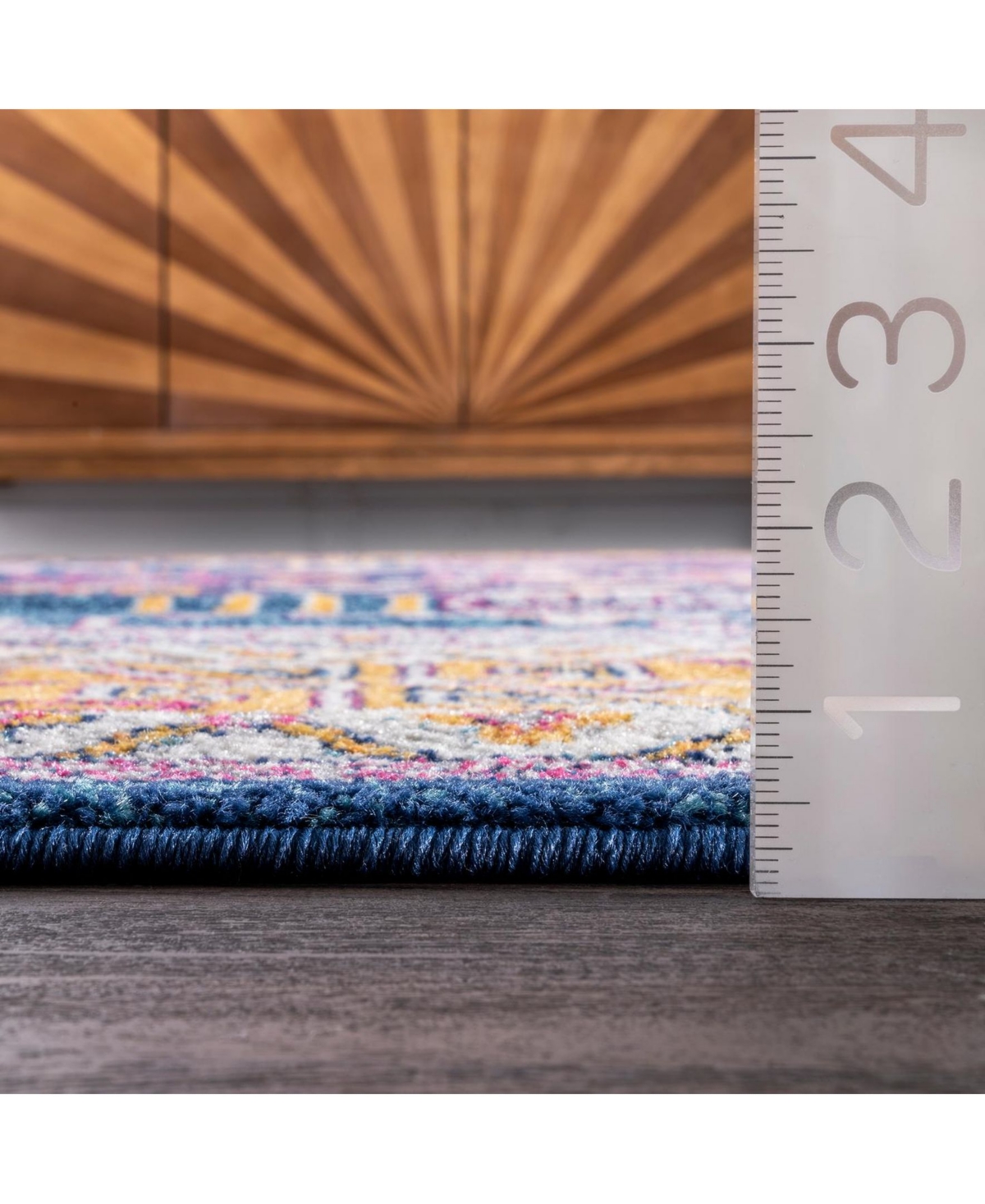 nuLoom Marisela RZBD48AArea Rug - Navy