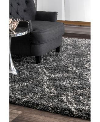 nuLoom Iola OZSG18B Gray 6'7" x 9' Area Rug
