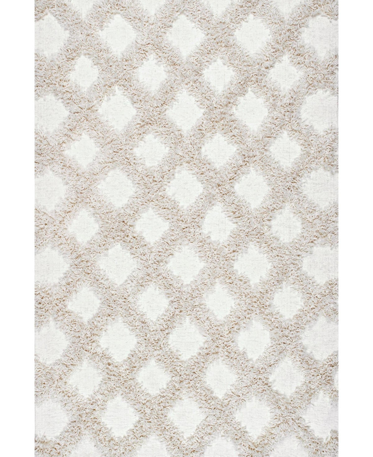 nuLoom Francene BDFR01A Ivory 8'2in x 11'6in Area Rug - Ivory