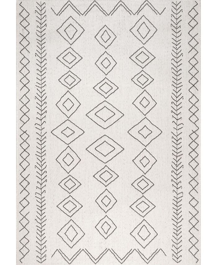 nuLoom Serna OWDN23A Ivory 6'3" x 9'2" Area Rug & Reviews Rugs Macy's