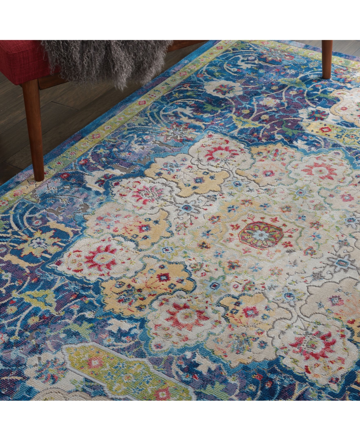 Nourison Home Ankara Global ANR03Area Rug - Blue