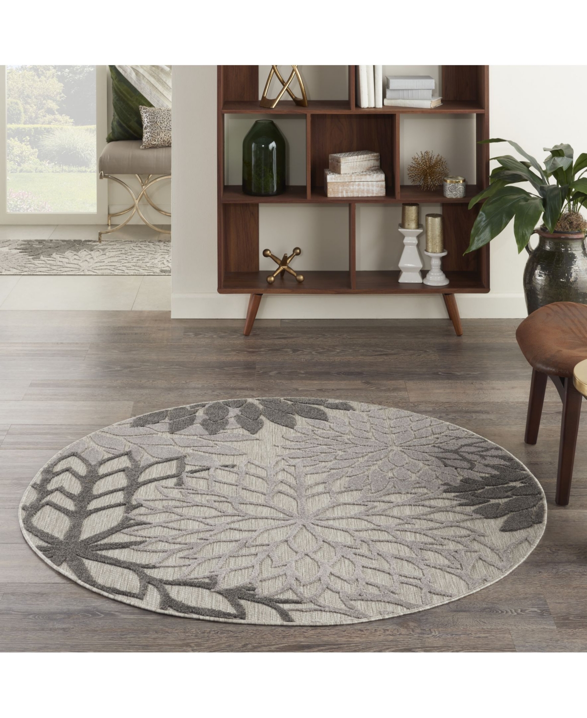 Nourison Home Aloha ALH05Rug - Silver