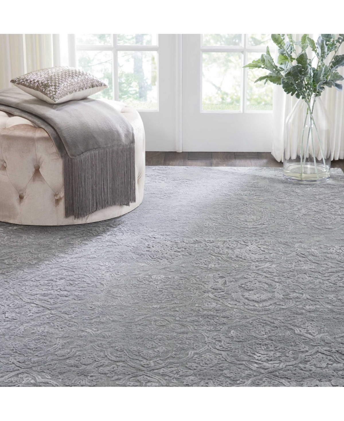 Nourison Home Opaline OPA14Area Rug - Charcoal