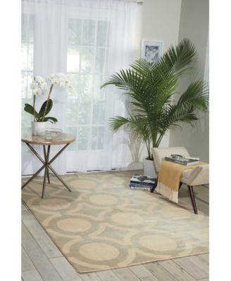 Luminance LUM01 Cream and Gray Rug
