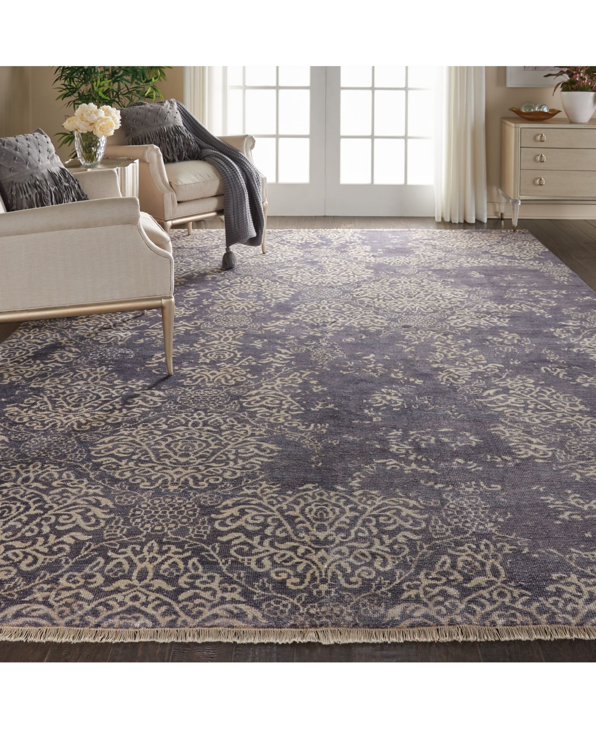 Nourison Home Aldora ALD13 Cobalt 8'6" x 11'6" Area Rug
