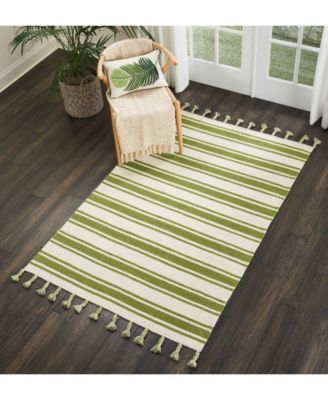 Rio Vista DST01 Ivory 4' x 6'6" Area Rug