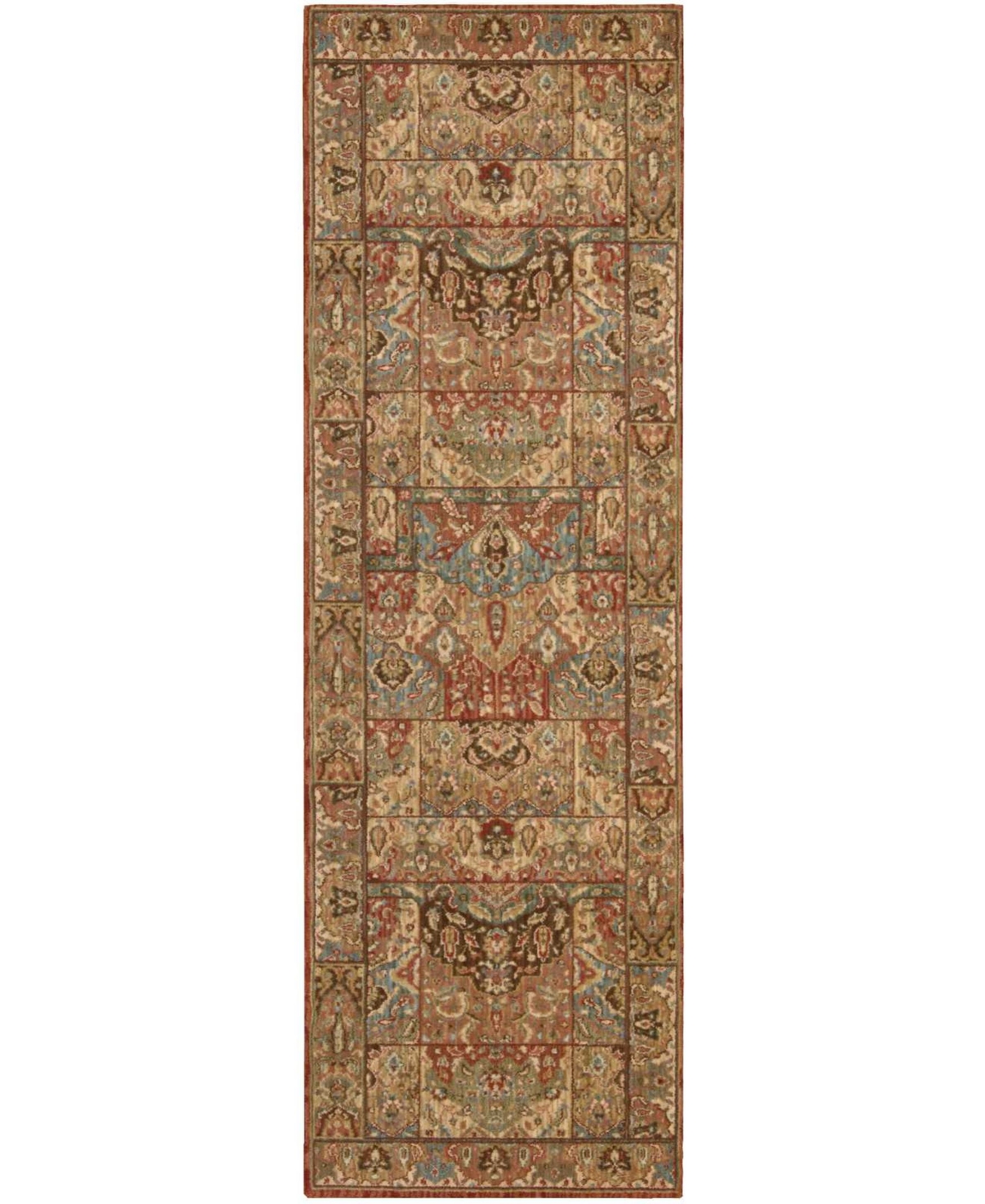 Nourison Home Living Treasures LI02 Multi 2'6in x 12' Runner Rug - Multi