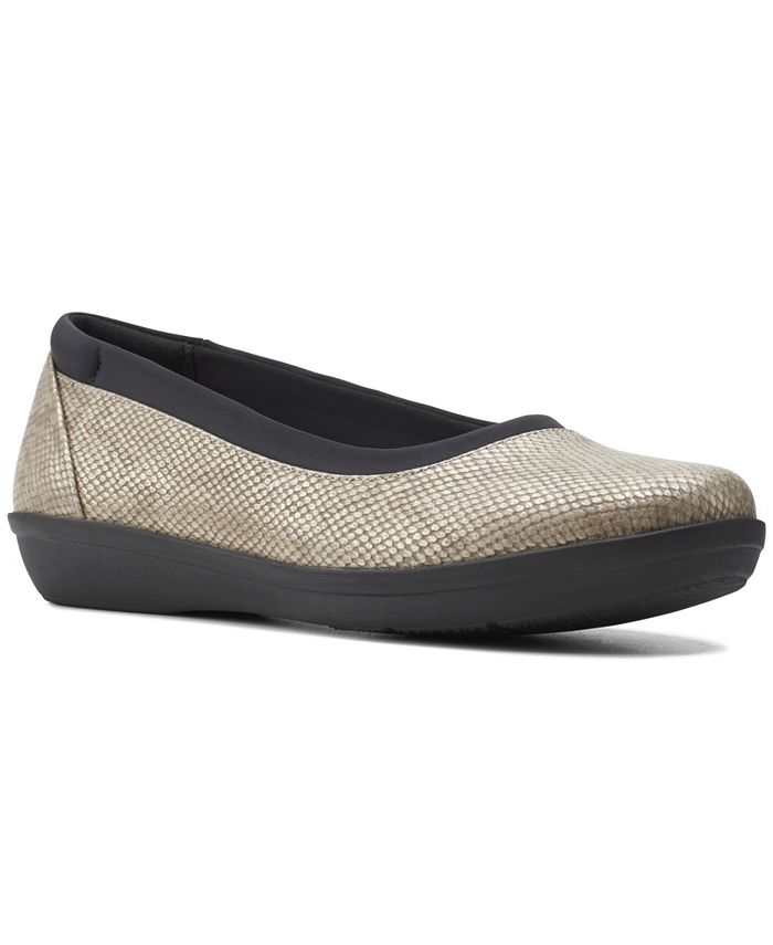 Clarks Cloudsteppers Women's Ayla Low Ballet Flat Shoes & Reviews 