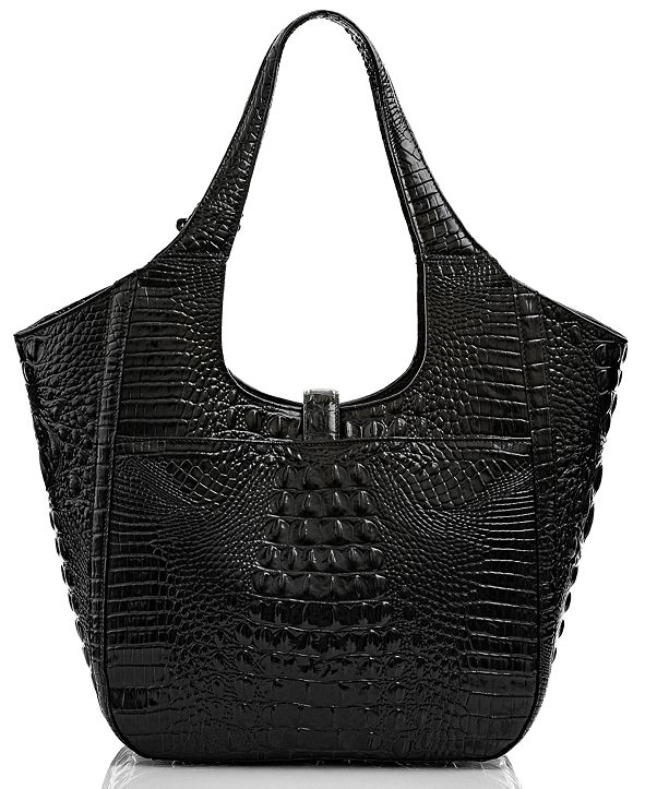 brahmin carla leather tote