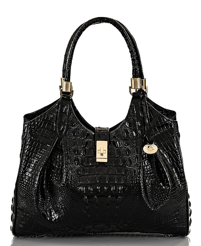 Brahmin Celia Melbourne Embossed Leather Satchel & Reviews - Handbags ...