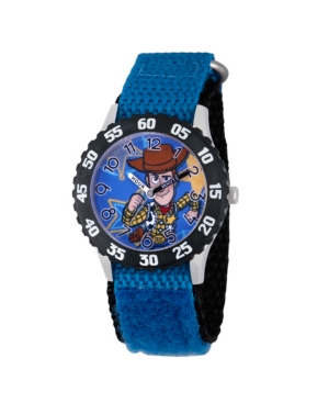 Ewatchfactory Disney Toy Story 4 Woody Boys' Stainless Steel Watch 32mm In Blue