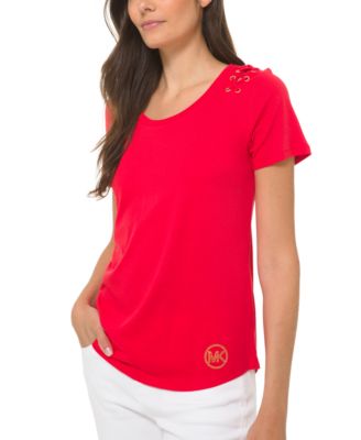 michael kors t shirt red