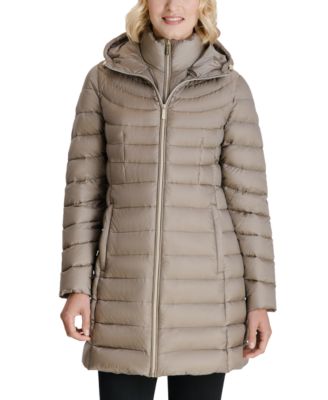 Hooded Packable Down Puffer Coat 