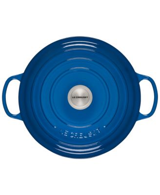 Signature Enameled Cast Iron 7.25-Quart Round Dutch Oven