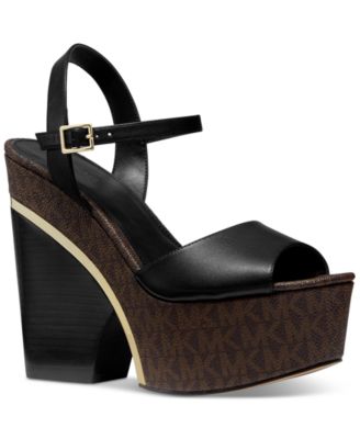 macys michael kors platform sandals