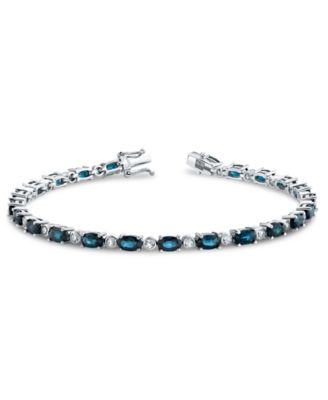 macy's sapphire and diamond bracelet