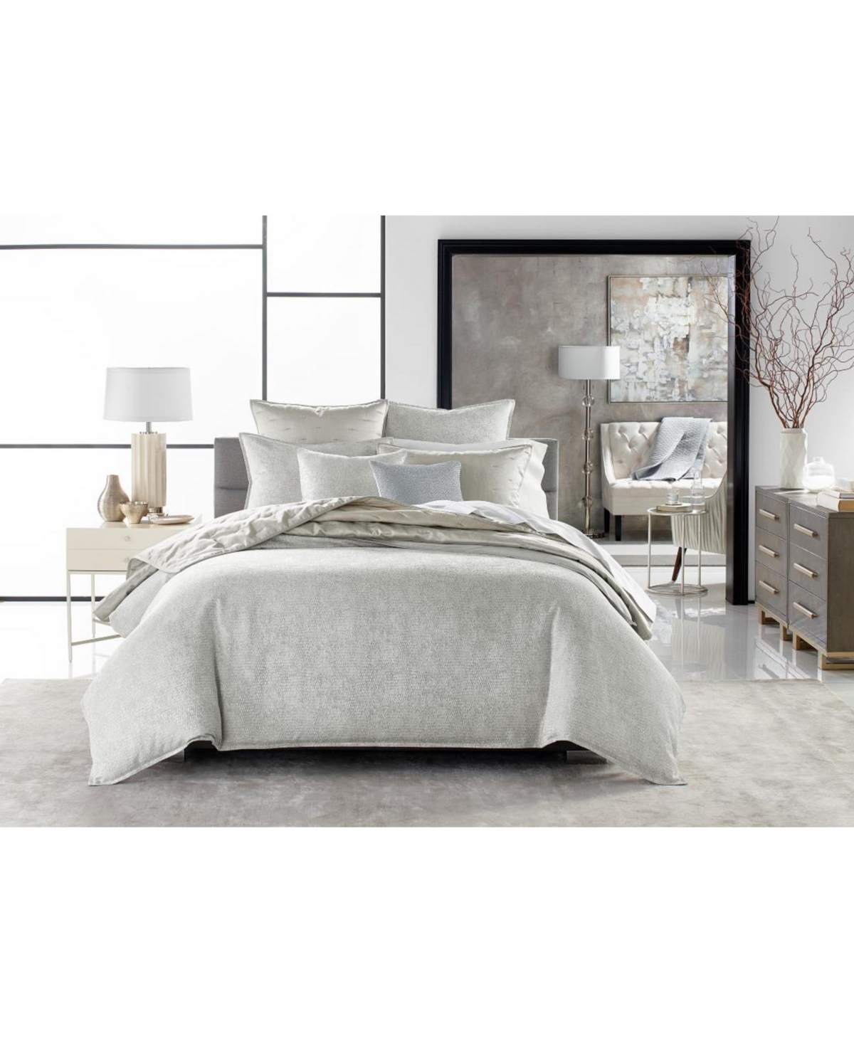 HOTEL COLLECTION TESSELLATE 3-PC. COMFORTER SET, FULL/QUEEN, EXCLUSIVELY AT MACY'S 