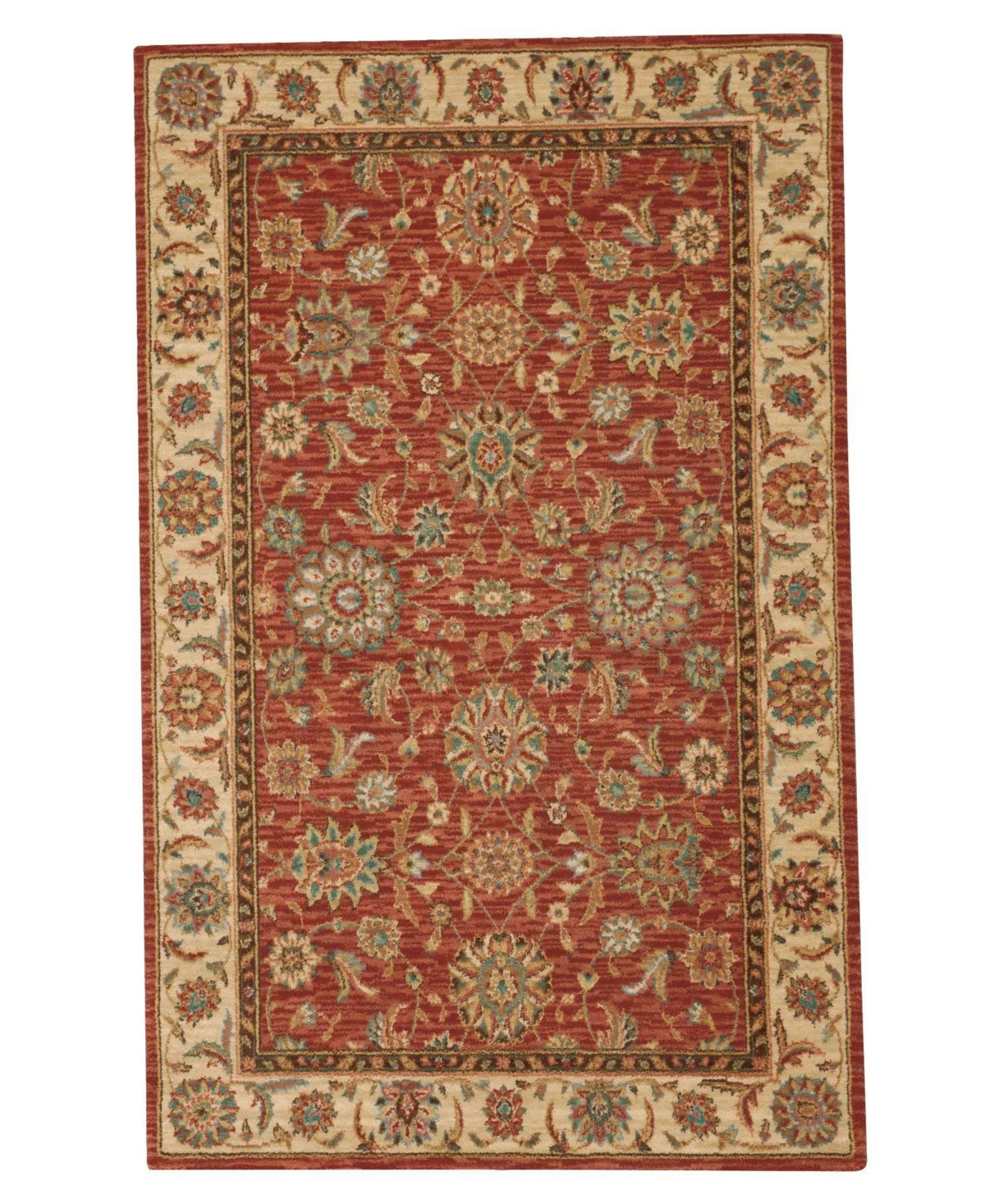 Nourison Home Living Treasures LI05 Rust 3'6in x 5'6in Area Rug - Rust