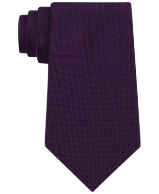 calvin klein micro solid slim tie