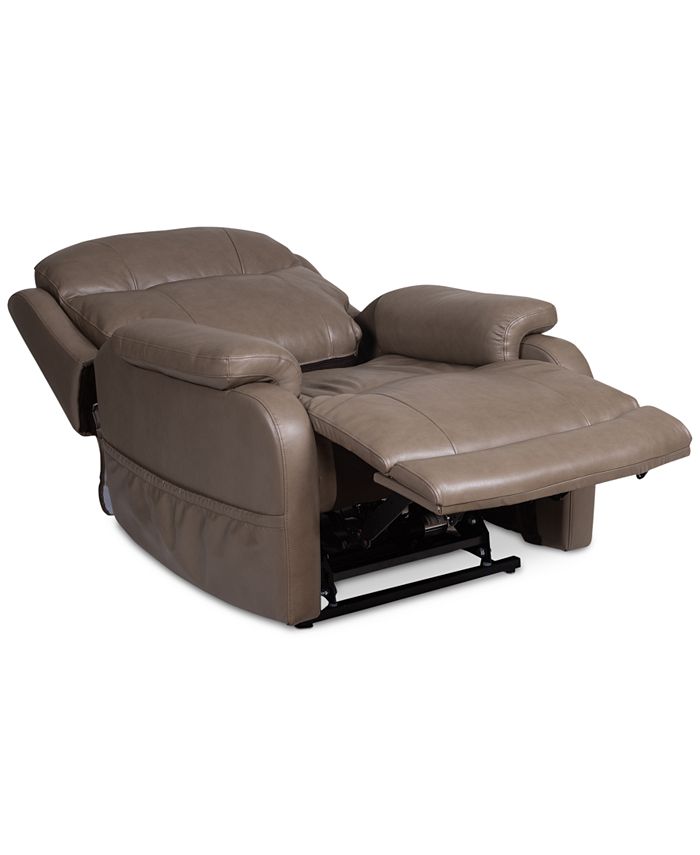 Furniture CLOSEOUT! Kolbie Leather Power Lift Reclining Chair & Reviews