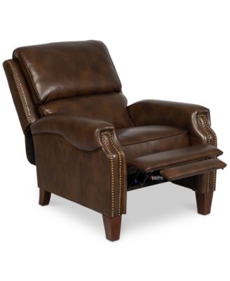 Arianlee Leather Push Back Recliner, Created for Macy's