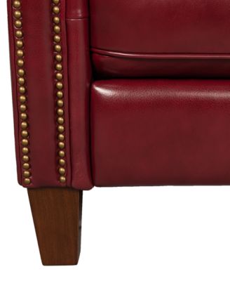 Arianlee Leather Push Back Recliner
