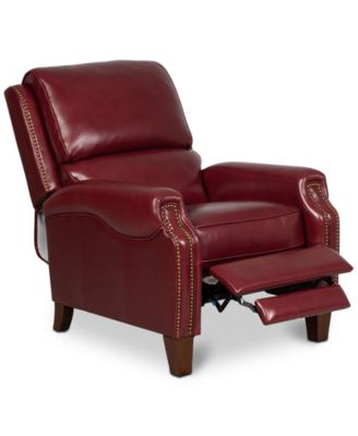 Arianlee Leather Push Back Recliner