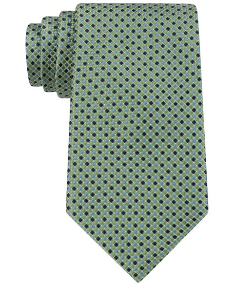 Мужские Tommy Hilfiger Men's Micro-Pattern Neat Silk Tie