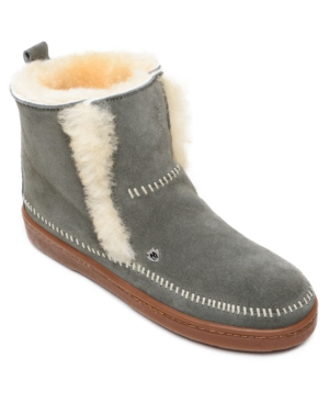 image of Minnetonka Women-s Jade Sheepskin Booties Women-s Shoes