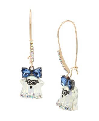 NEW BETSEY JOHNSON GHOSTIES on sale EARRINGS AND NECKLACE