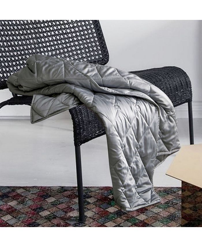 réjuve Rayon from Bamboo Weighted Throw Blanket, 10lb Macy's