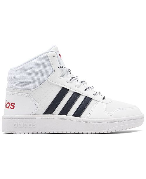 Adidas Little Kids Hoops 2 0 Mid Top Casual Sneakers From Finish Line Reviews Finish Line Athletic Shoes Kids Macy S