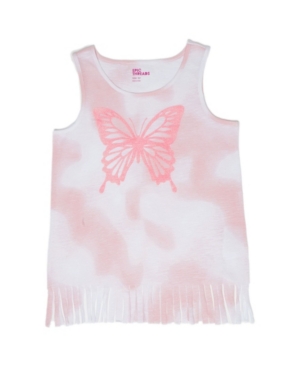Big Girls Graphic Fringe Hem Tank Top