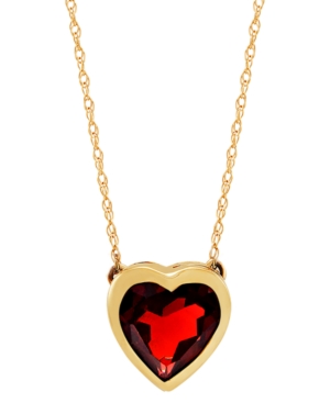 image of Gemstone Bezel Heart 18