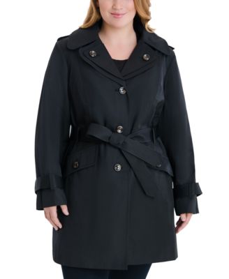 mk plus size coat