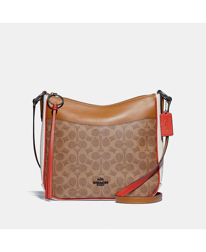 Coach colorblock chaise crossbody store
