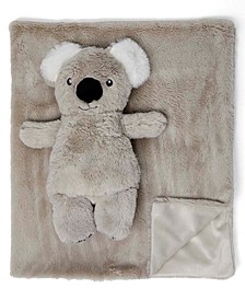 Jesse Lulu Baby Boys and Girls Plush Blanket with Matching Toy