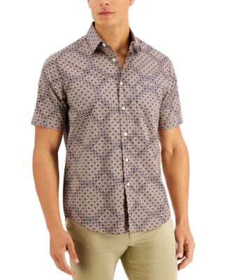 Tasso Elba Men's Diamante Shirt 