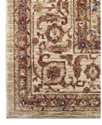 Taza Heriz TAZ02 Beige 9'10" x 13'2" Area Rug