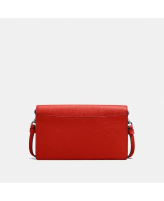 【Coach(コーチ)】ショルダー バッグFOLDOVER CLUTCH CROSSBODY Coach Anna Foldover Crossbody Clutch - Black for sale online