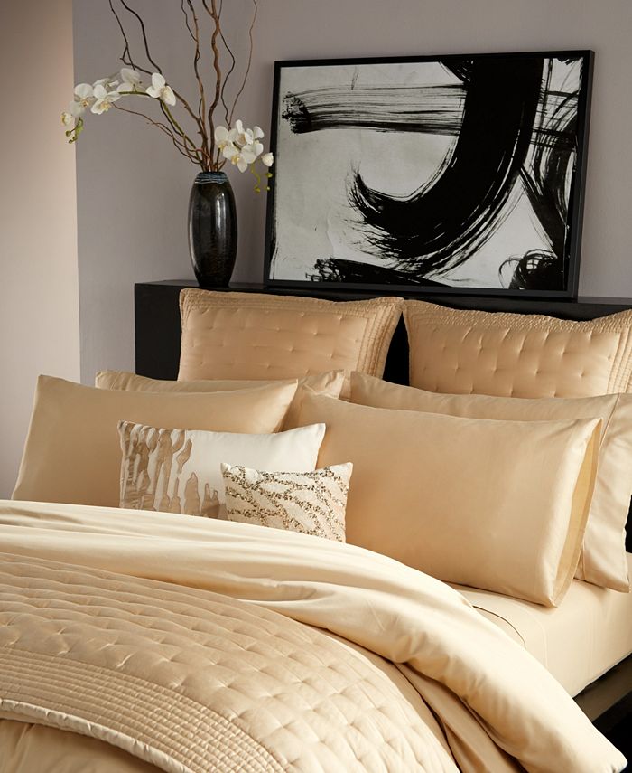 Donna Karan Essential Silk Quilt, King Macy's