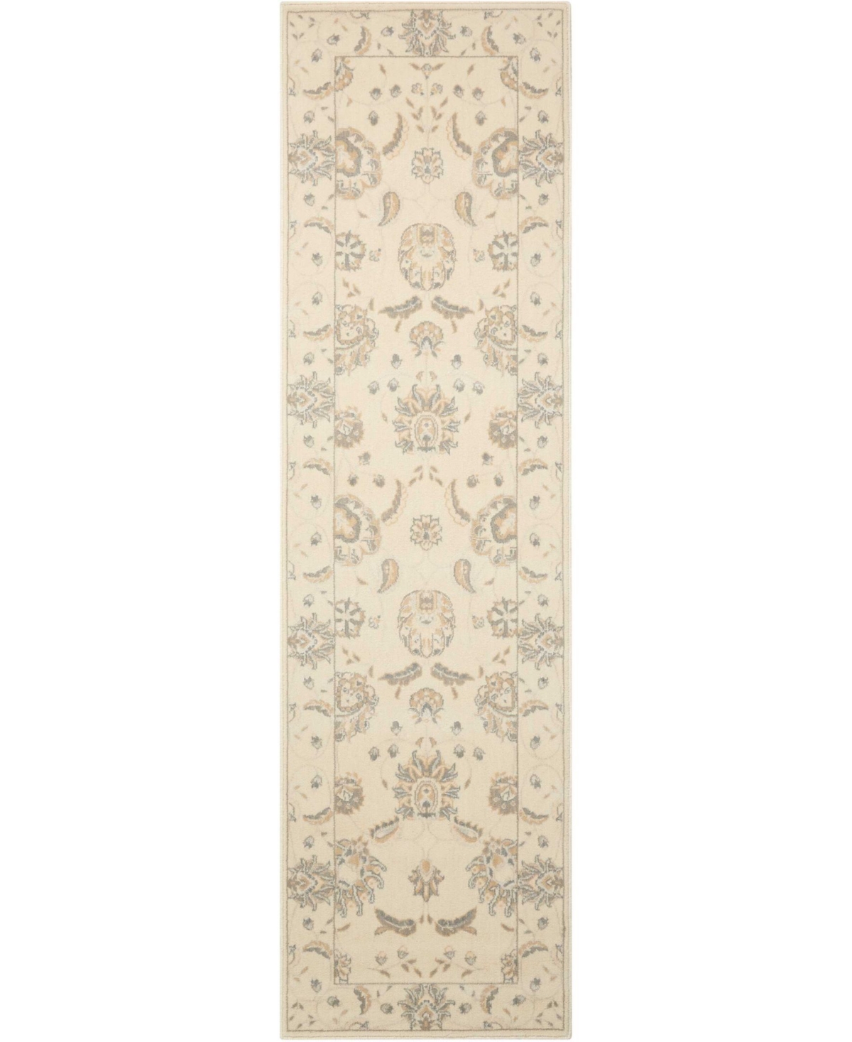 Nourison Home Persian Empire PE22 Bone 2'3in x 8' Runner Rug - Bone
