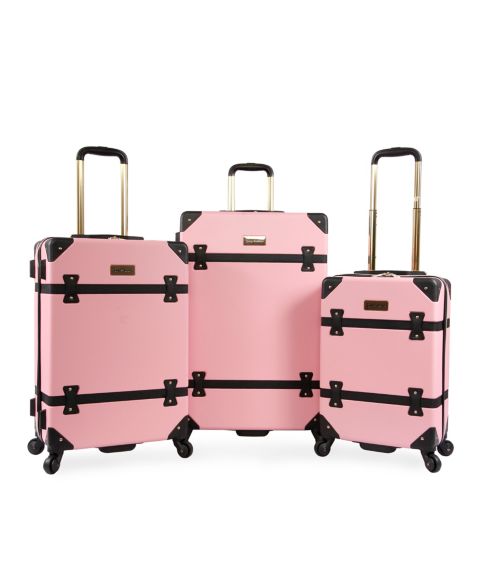 Чемоданы Juicy Couture Kitra 3-pc Set Hardside Luggage, цвет: Розовый