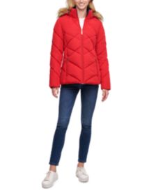 Faux-Fur-Trim Hooded Puffer Coat, Created for Macy's