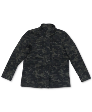 Style & Co Camouflage Utility Jacket Created for Macy's