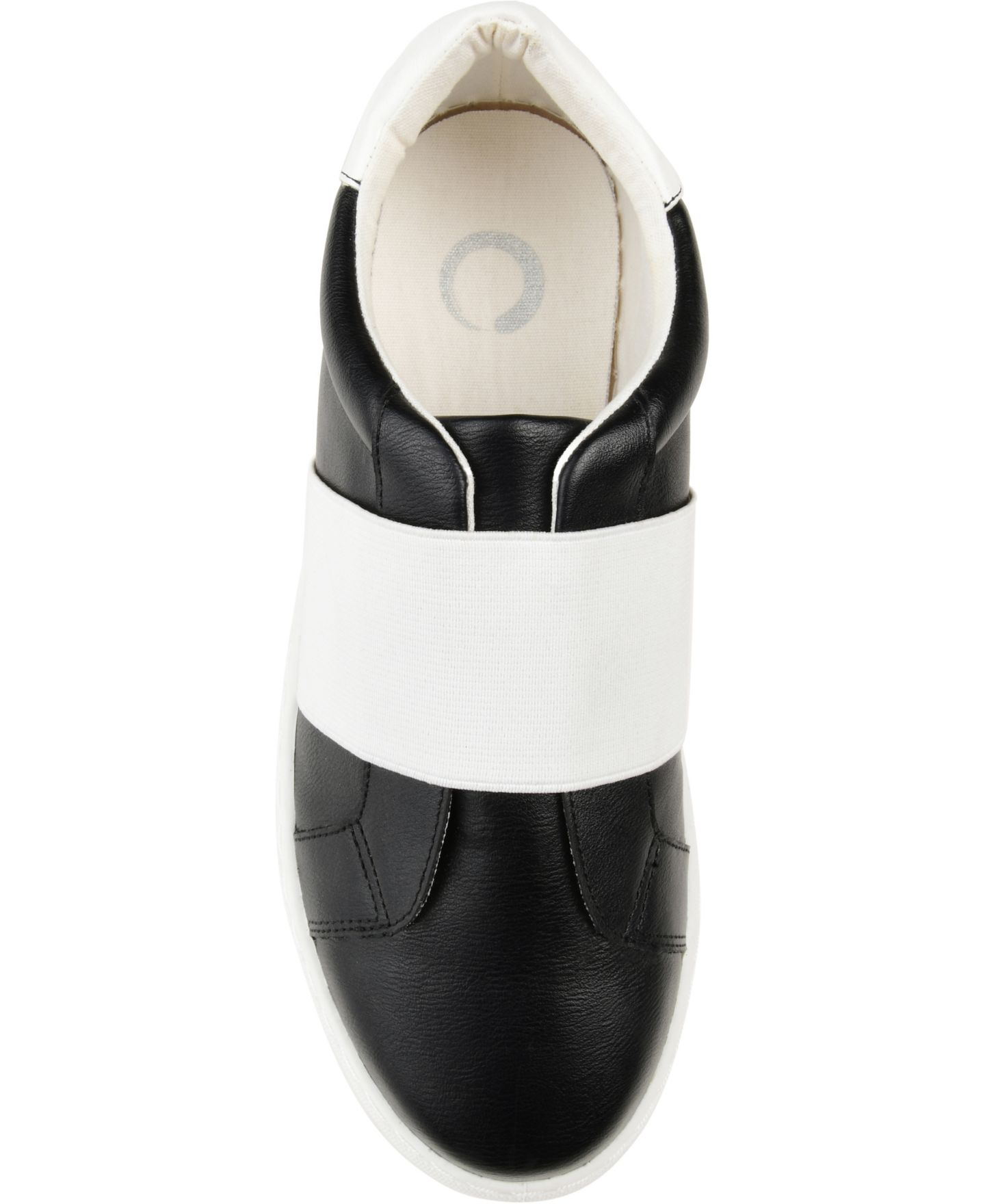 Женские кроссовки Journee Collection Billie Slip On, цвет: Чёрный — фото 4
