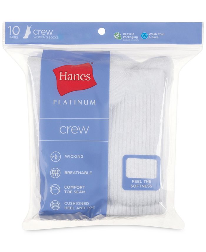 Hanes Women's Breathable Cushioned Ankle Socks, Comfort Toe