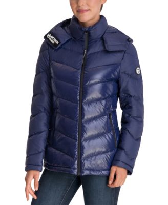 Michael Kors - Hooded Packable Puffer Coat