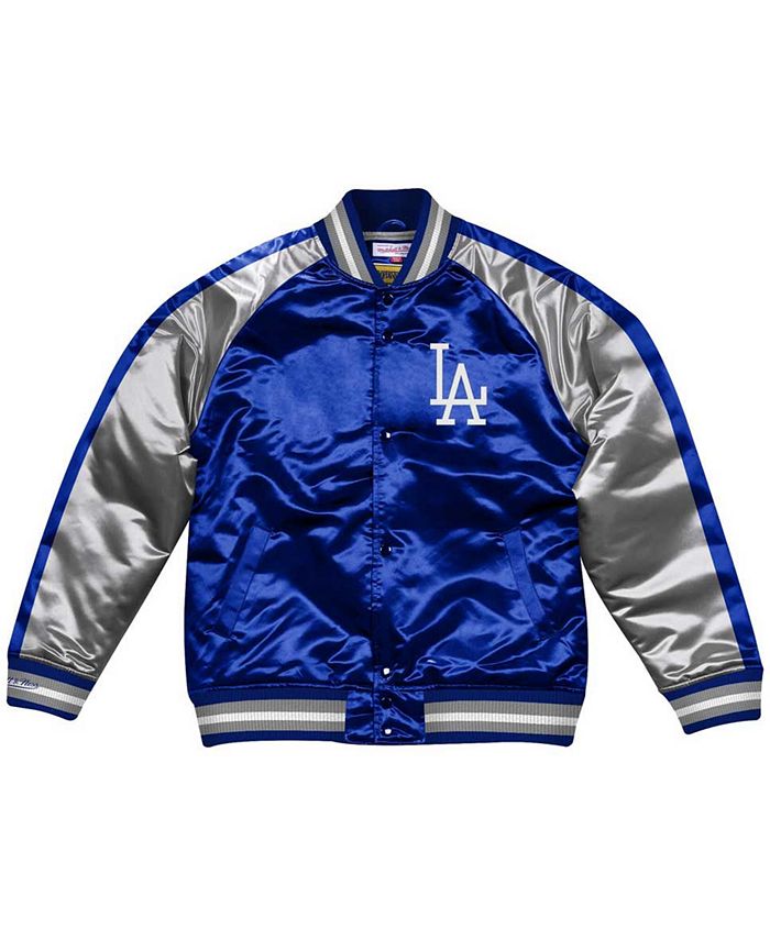 Mitchell & Ness Men's Los Angeles Dodgers Color Blocked Satin Jacket ...